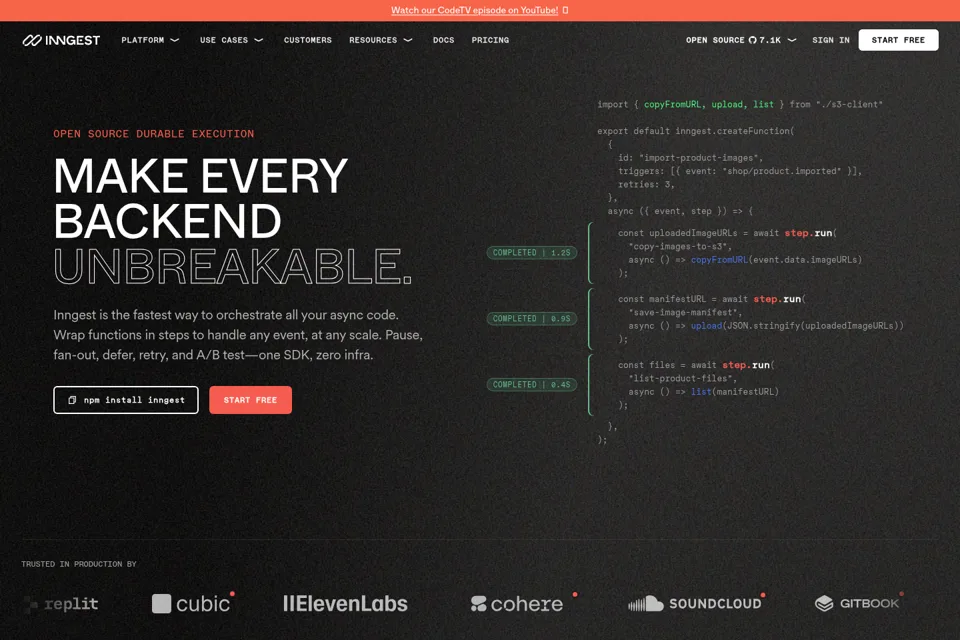 Landing page preview