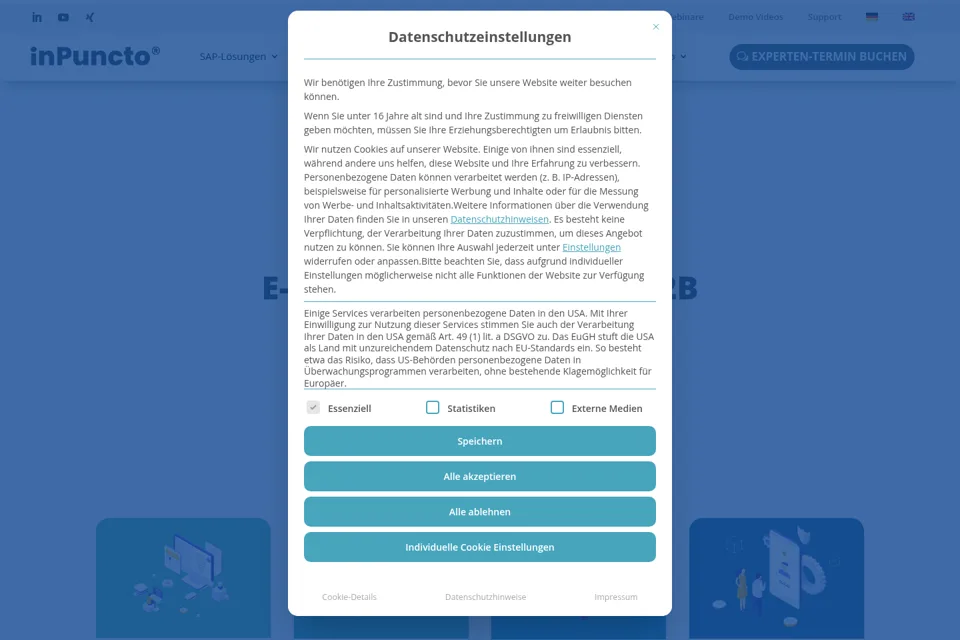Landing page preview