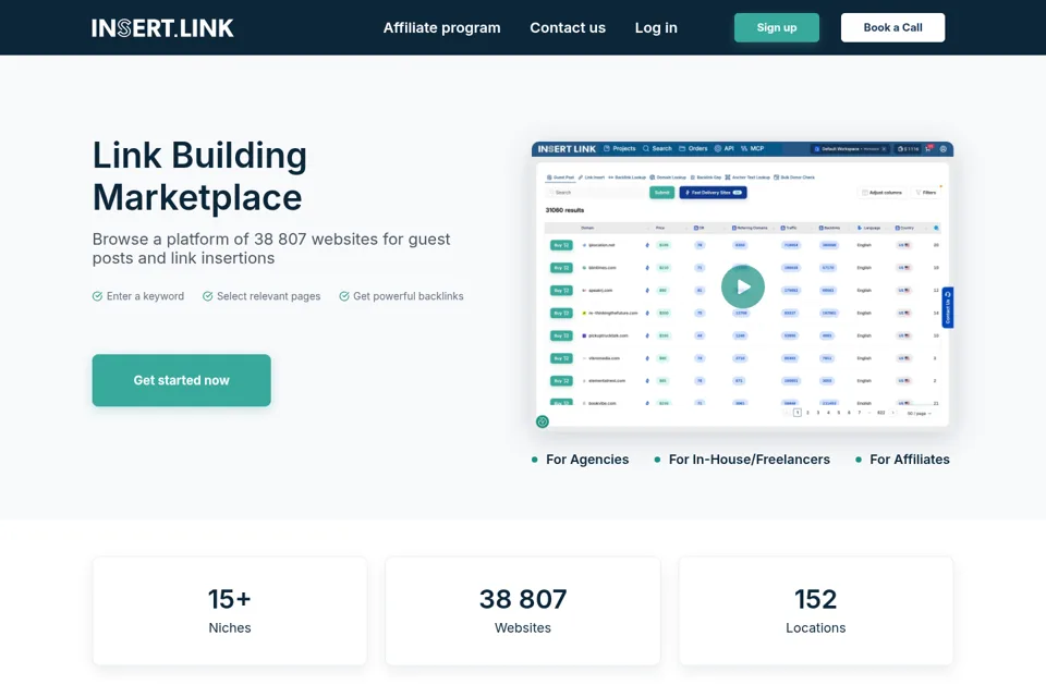 Landing page preview