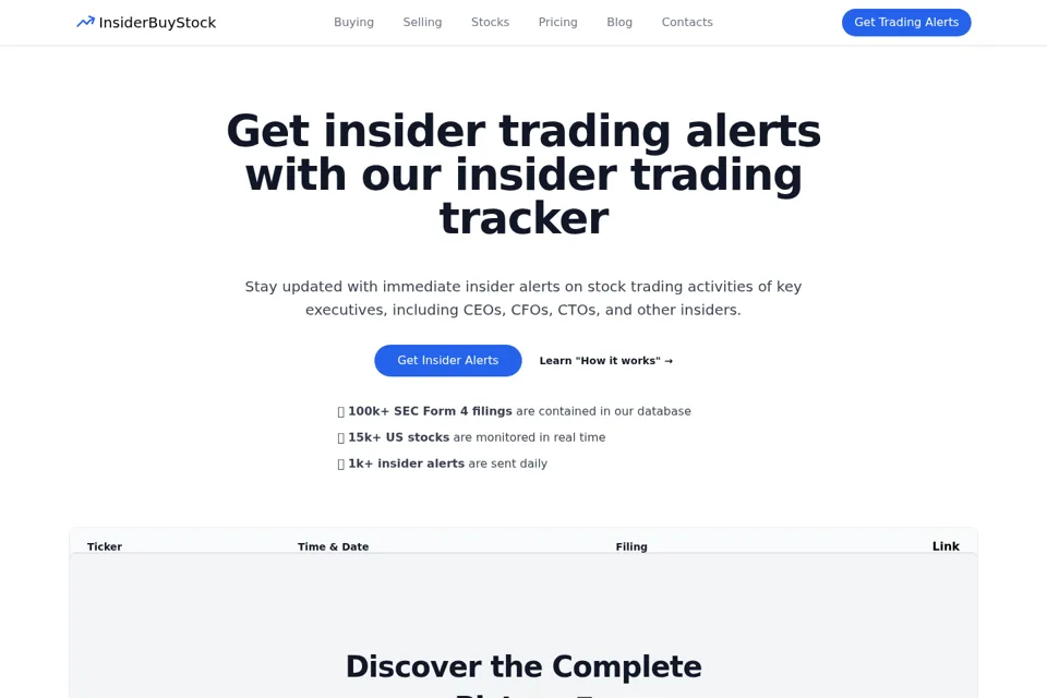 Landing page preview