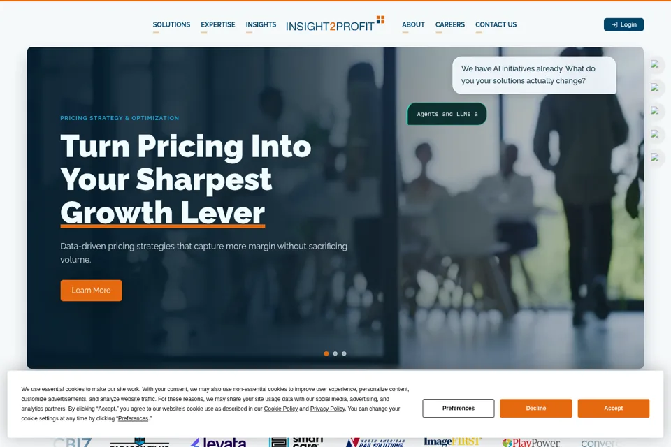 Landing page preview