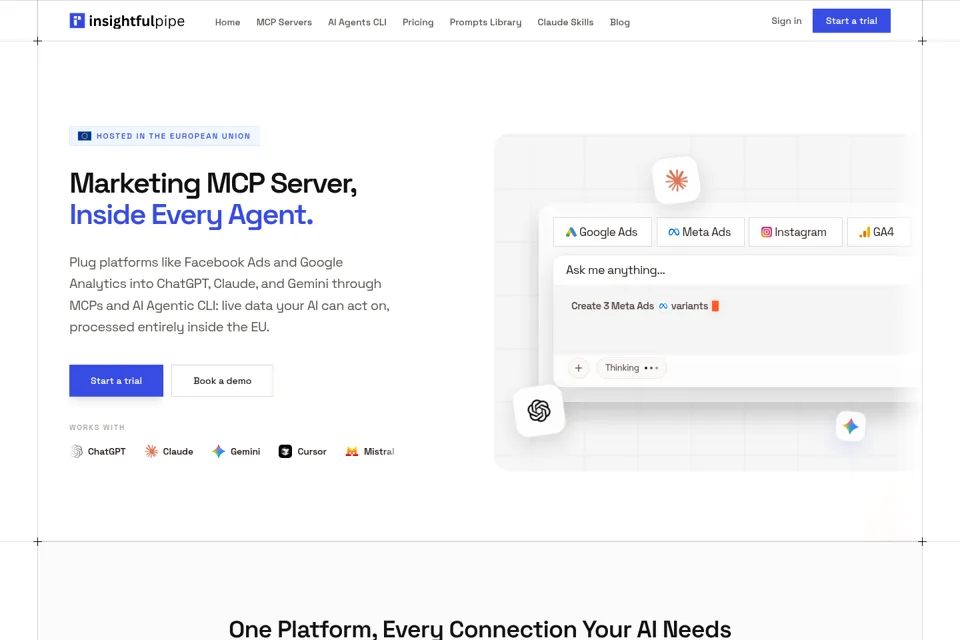 Landing page preview