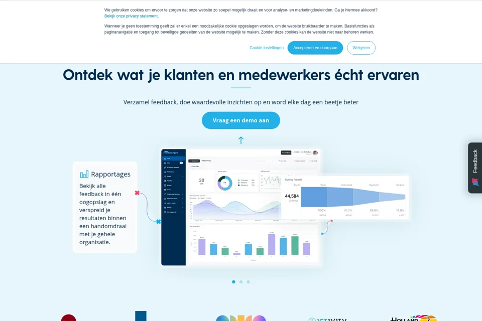 Landing page preview