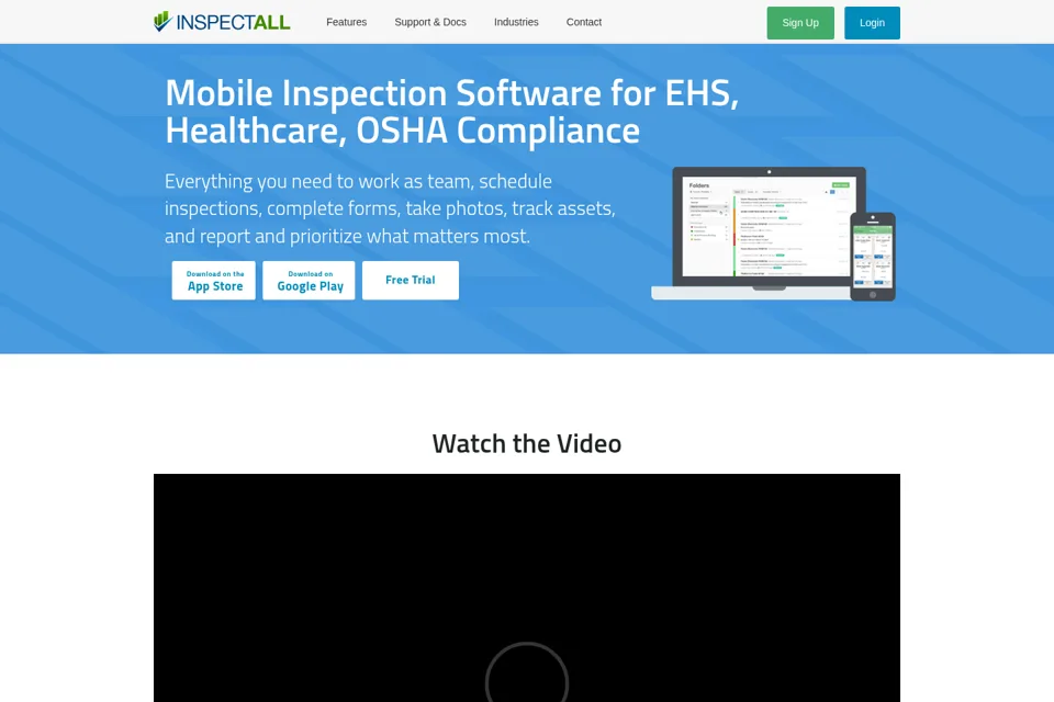 Landing page preview