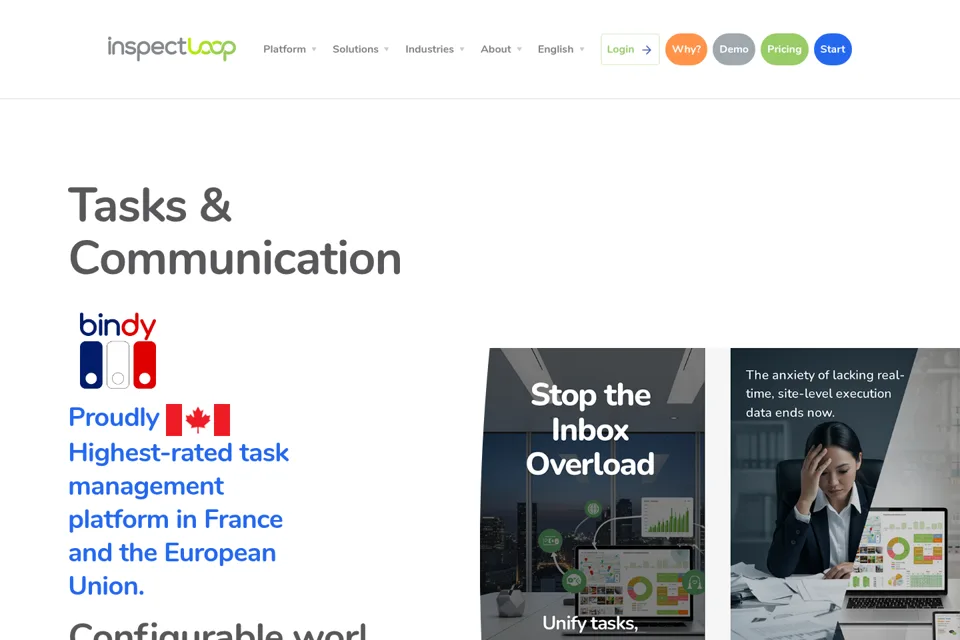 Landing page preview