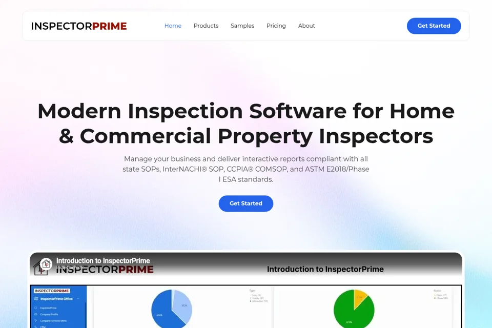 Landing page preview
