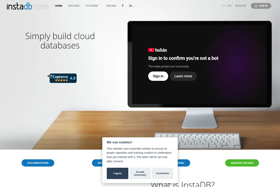 Landing page preview
