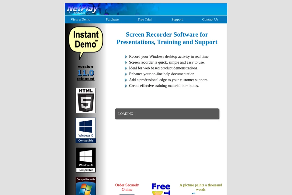 Landing page preview