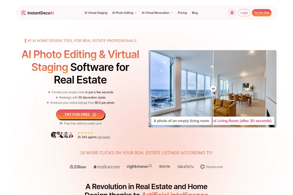 Landing page preview