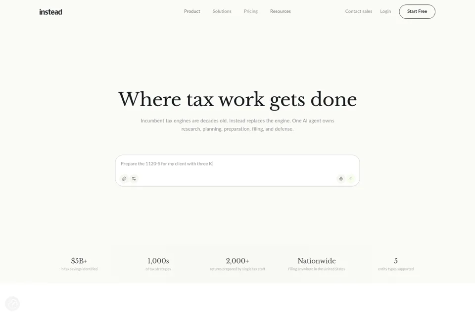 Landing page preview