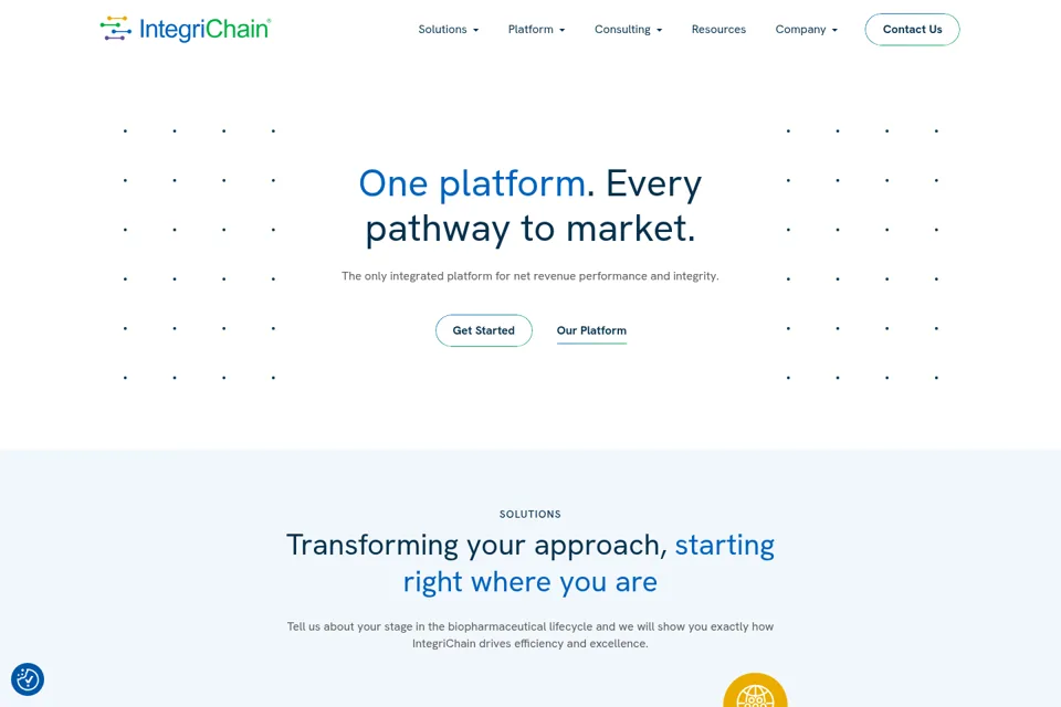 Landing page preview