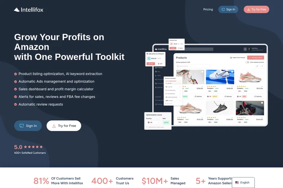 Landing page preview