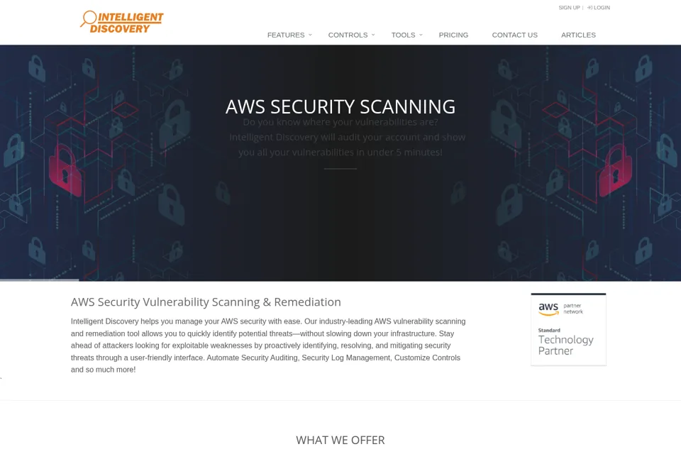 Landing page preview