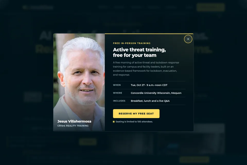 Landing page preview