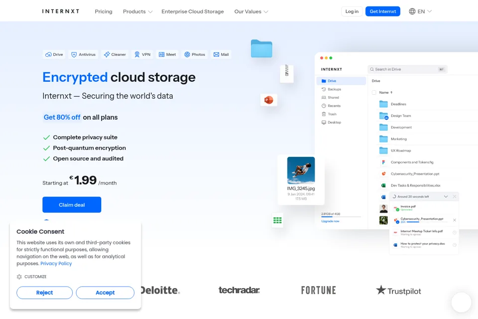 Landing page preview
