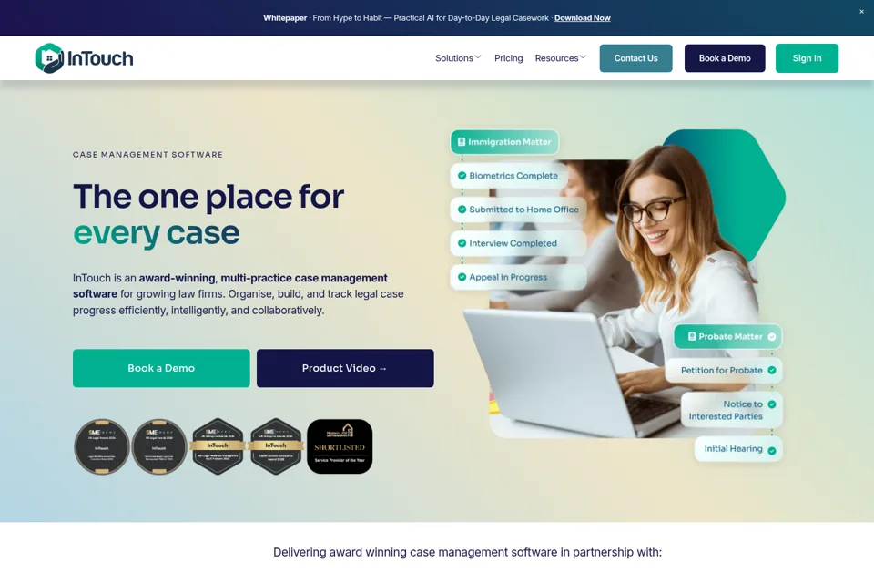 Landing page preview
