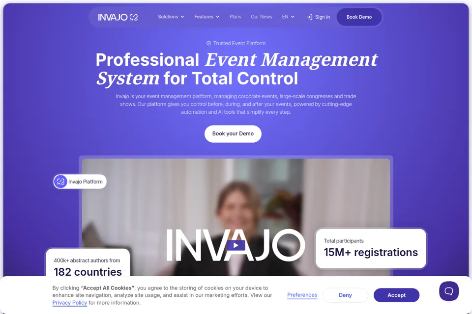 Landing page preview