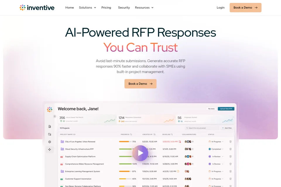 Landing page preview
