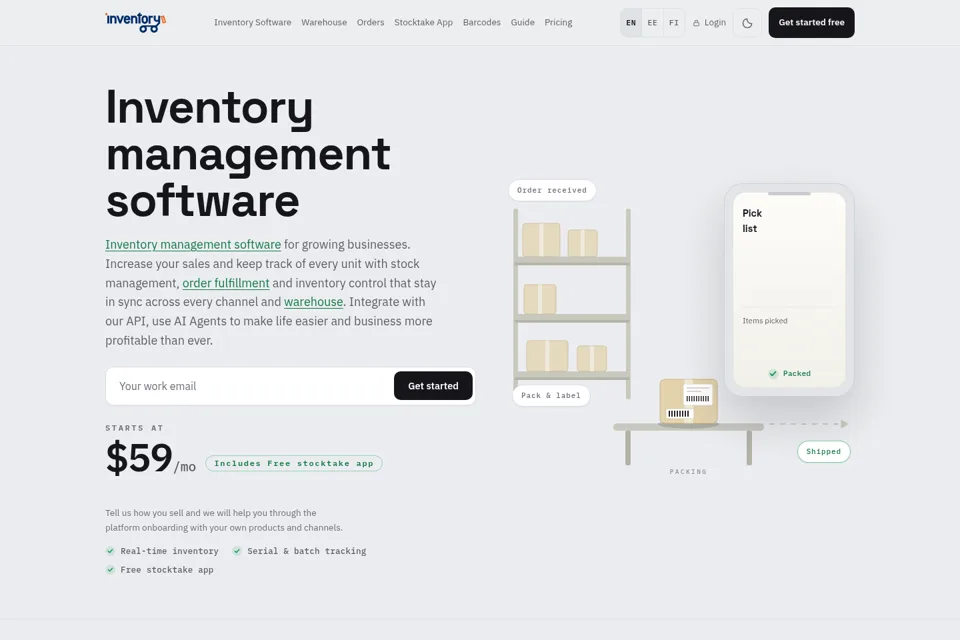 Landing page preview