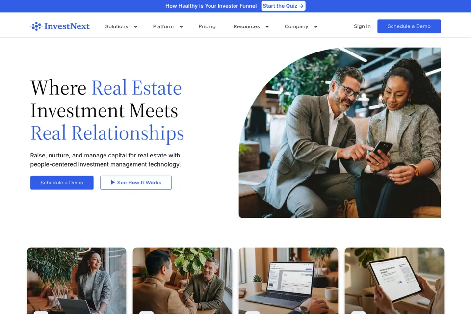 Landing page preview