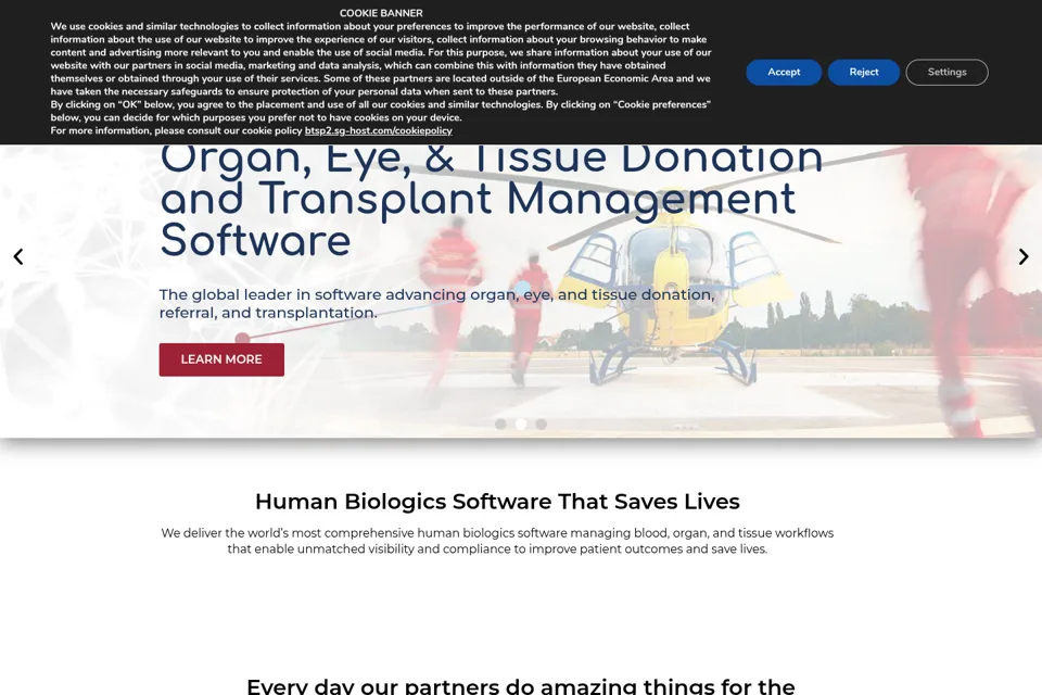 Landing page preview