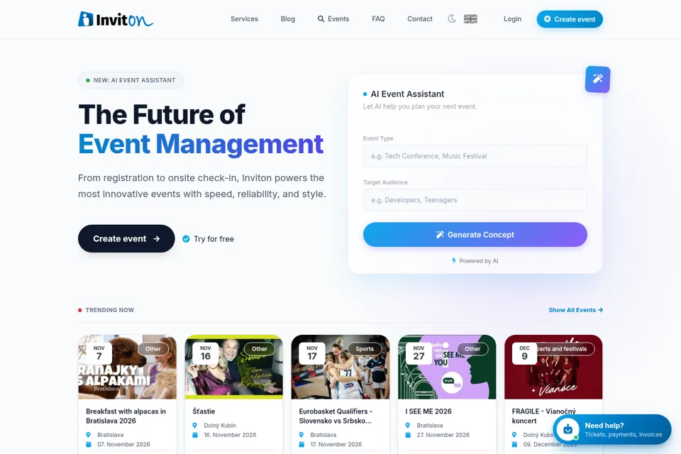 Landing page preview