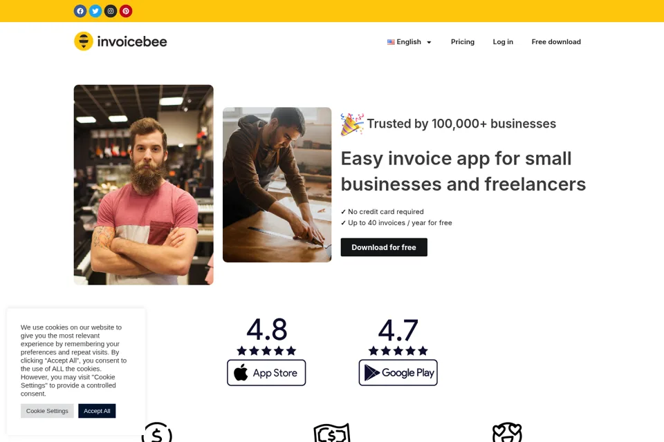 Landing page preview