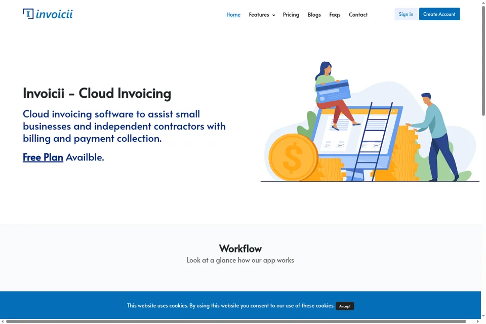 Landing page preview