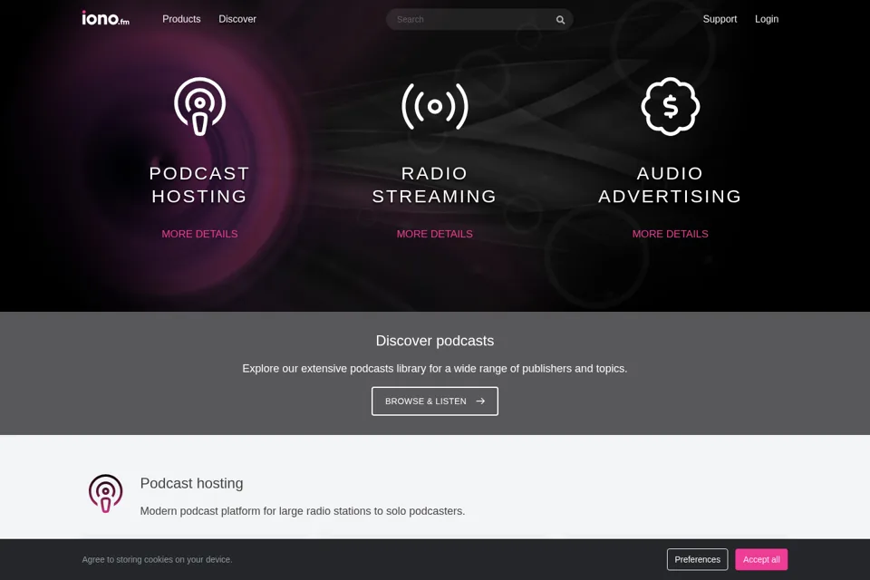 Landing page preview