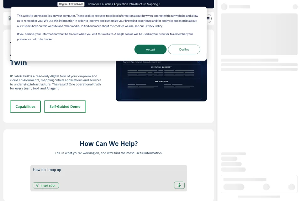 Landing page preview