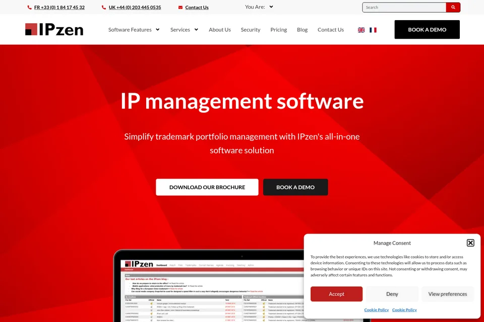 Landing page preview