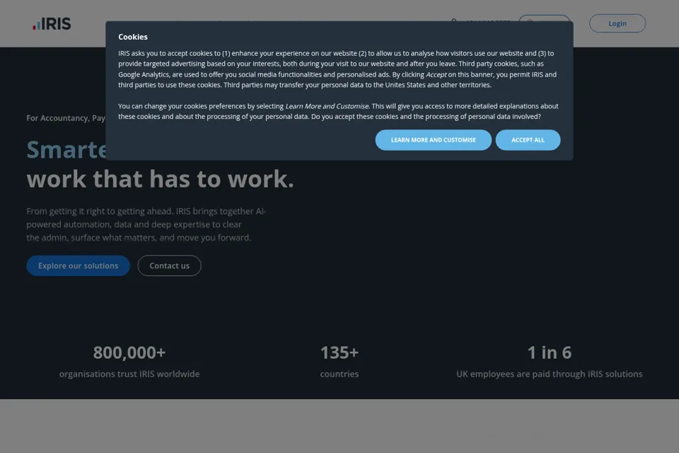 Landing page preview