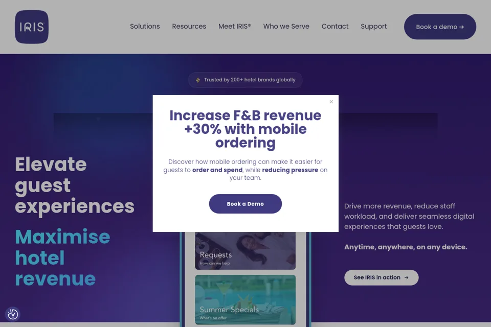 Landing page preview