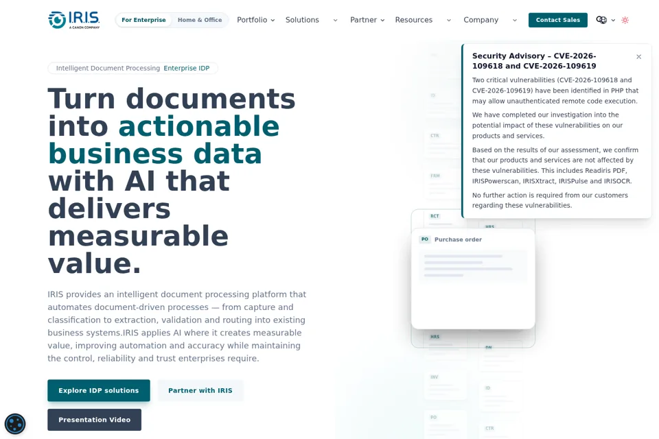 Landing page preview