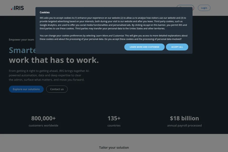 Landing page preview