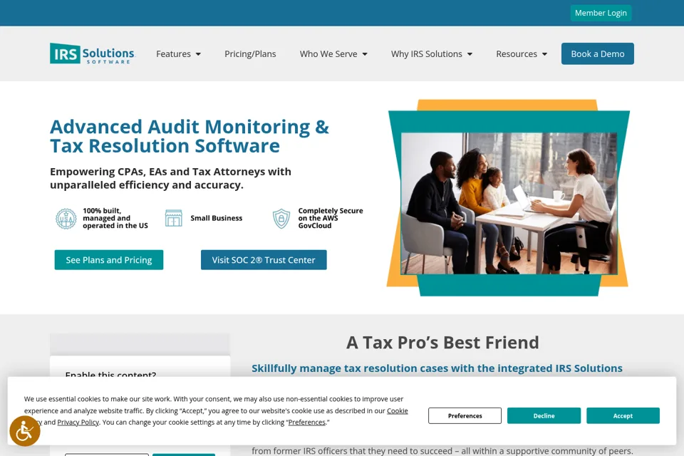 Landing page preview