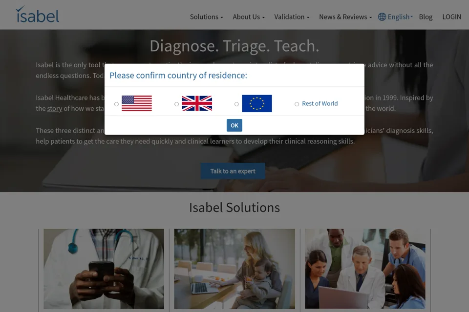 Landing page preview