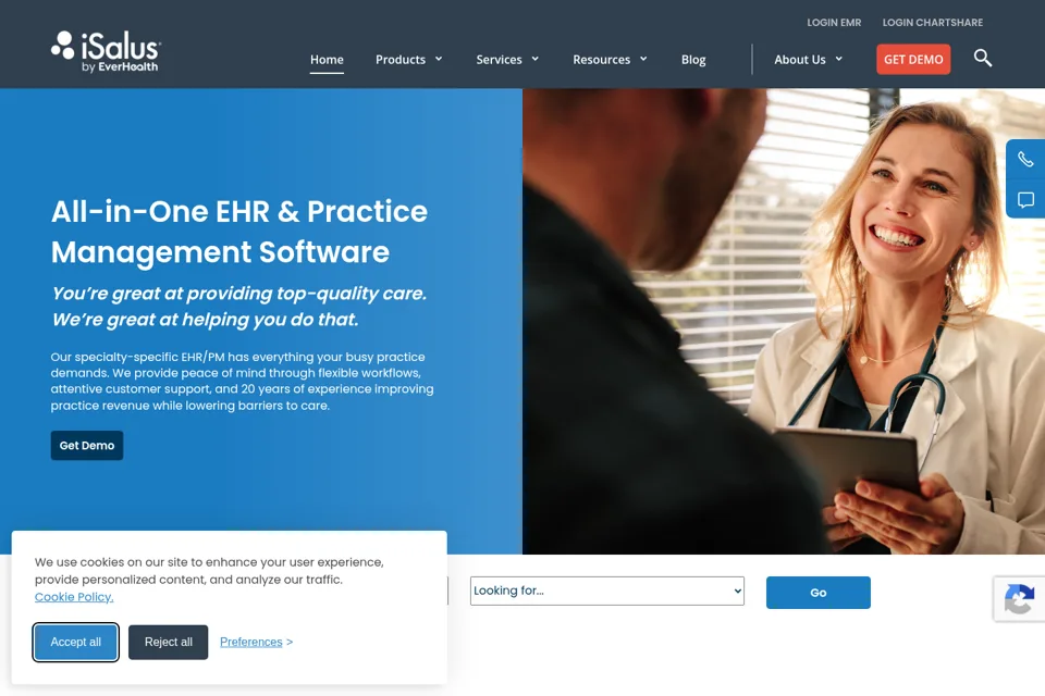 Landing page preview