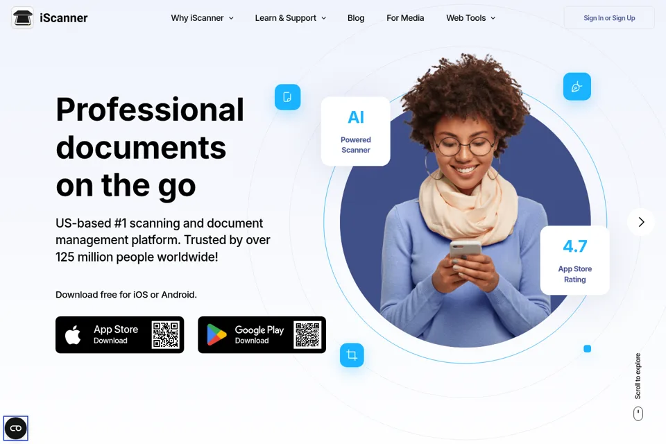 Landing page preview