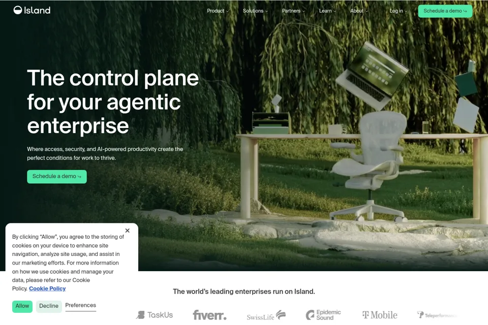 Landing page preview