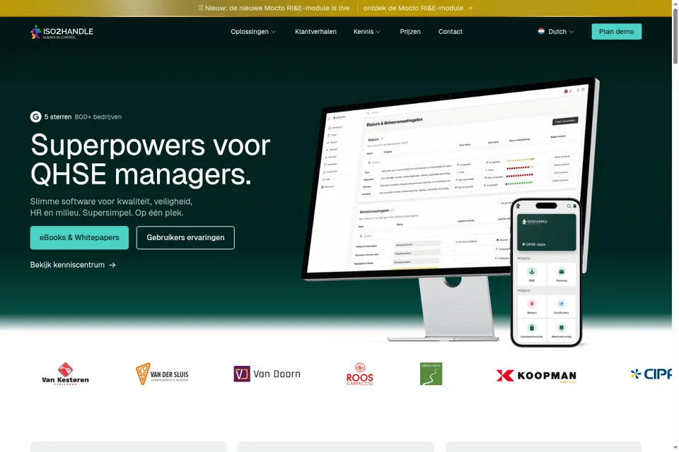 Landing page preview