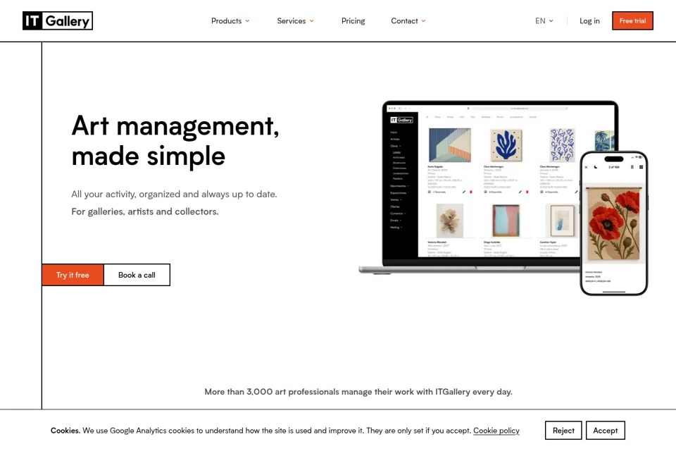 Landing page preview