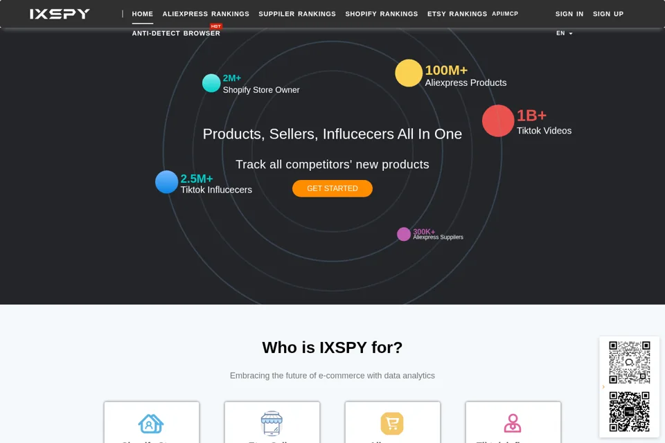 Landing page preview