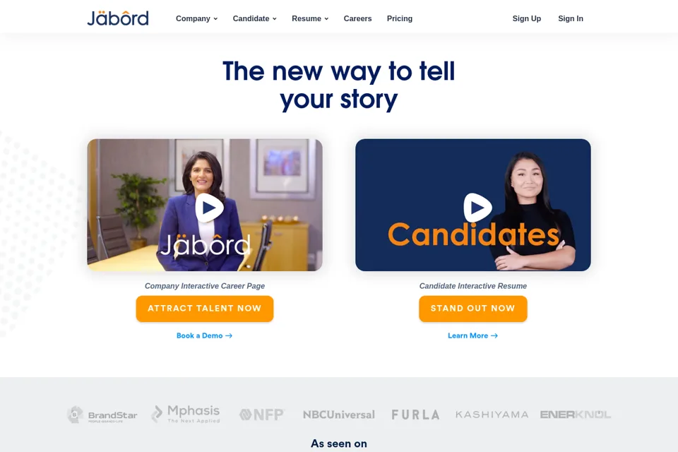 Landing page preview
