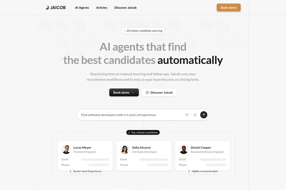 Landing page preview