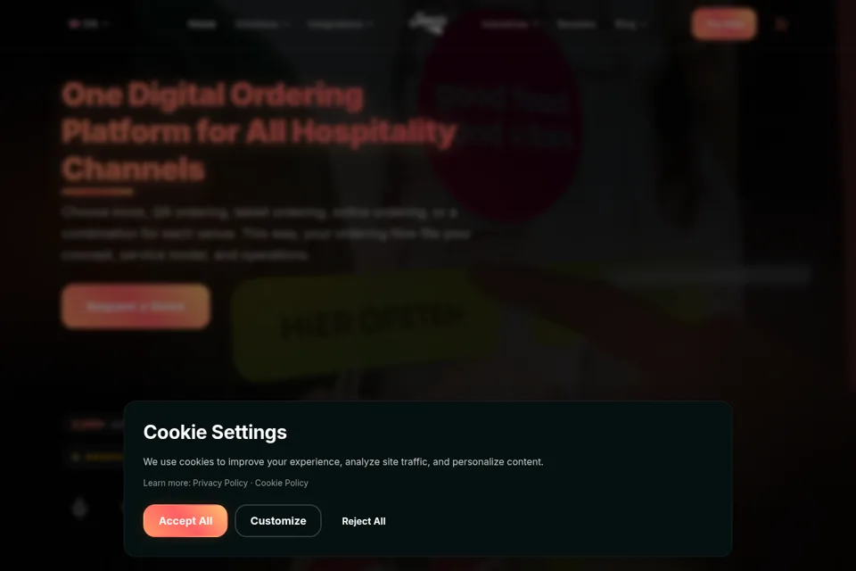 Landing page preview