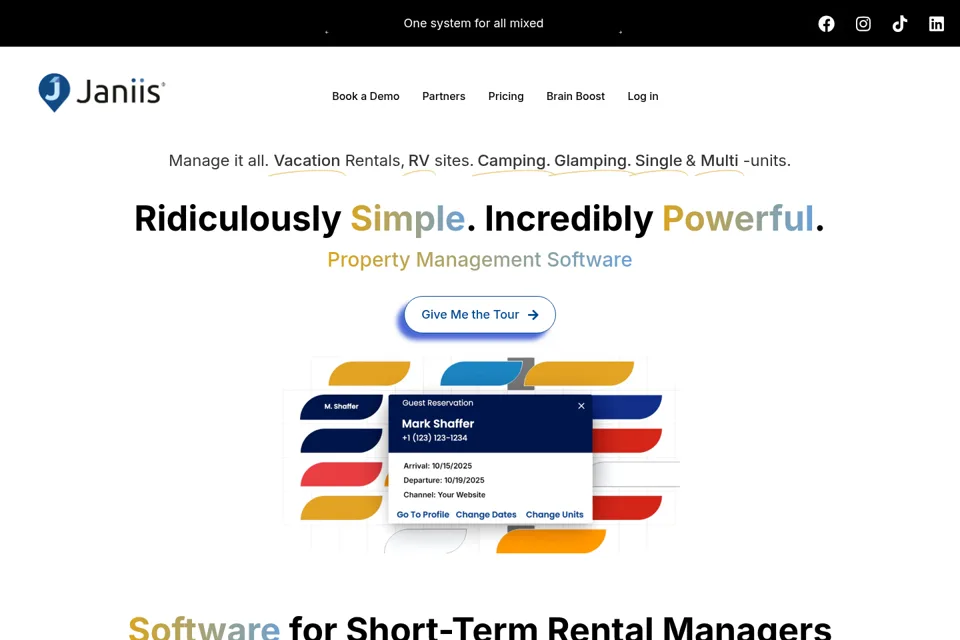 Landing page preview