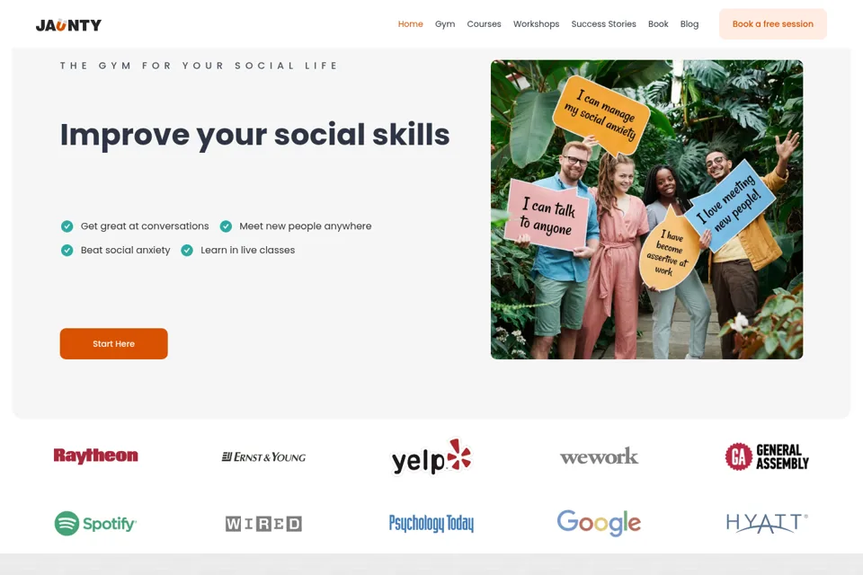 Landing page preview