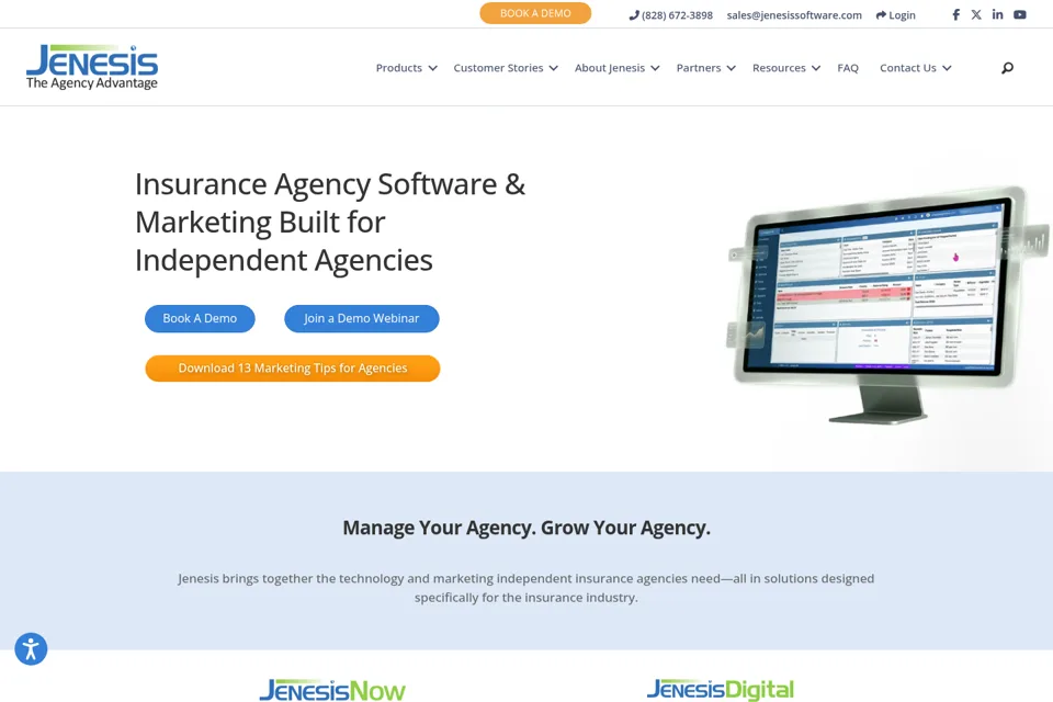 Landing page preview