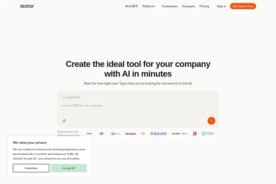 Landing page preview